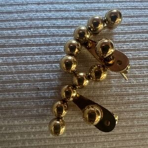 Goldstone beaded earrings